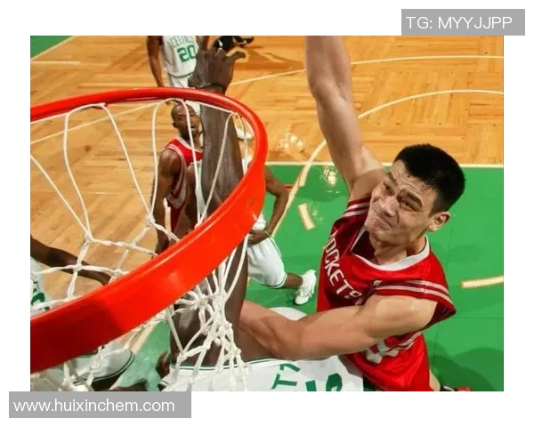 姚明全场带球展现篮球技艺引领球队逆转胜利的精彩瞬间